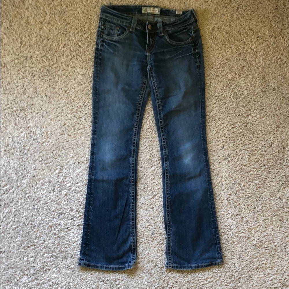 MEK Denim Bootcut Jeans.